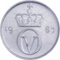 Норвегия 10 эре 1987 год - Король Улаф V