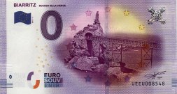 Скала Девы в Биаррице - Франция 0 евро 2017 год
