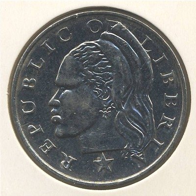 Либерия 50 центов 2000 год