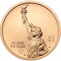 США 1 доллар 2023 год - Американские инновации - Подземная железная дорога (D)