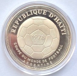 Монета Гаити 50 гурдов 1977 год