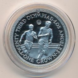Остров Мэн 1 крона 1984 год