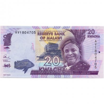 Малави 20 квача 2015 год - Король М&#039;Мбелва II. Цихлида Ливингстона. Колледж UNC