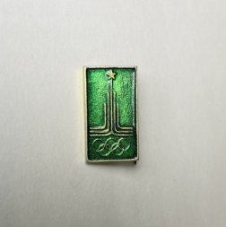 Значок Эмблема. Олимпийские игры. Москва 1980