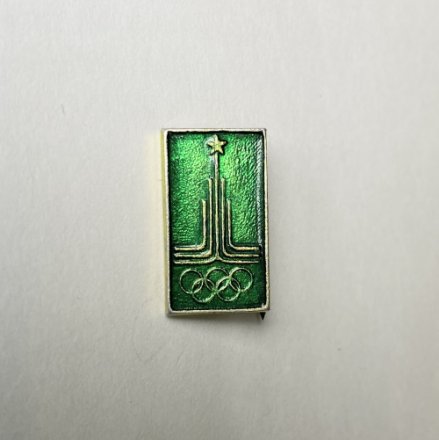 Значок Эмблема. Олимпийские игры. Москва 1980