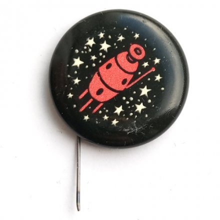 Значок-иголка СССР Космос. Спутник (тип 1)