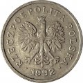 Польша 20 грошей 1992 год
