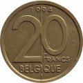Бельгия 20 франков 1994 год BELGIQUE