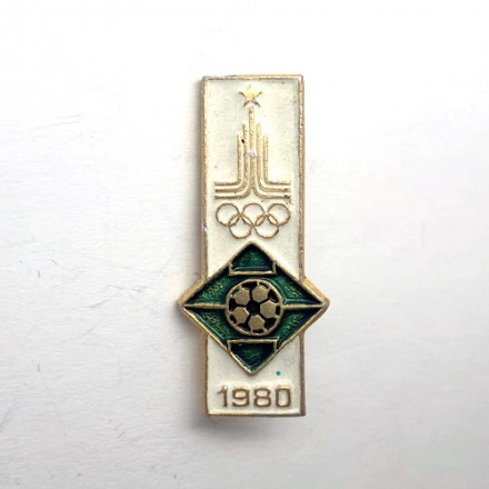 Значок. Олимпиада 1980 Футбол
