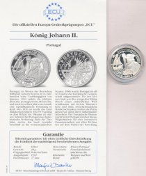 Португалия 25 экю 1992 год