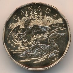 Канада 1 доллар 2002 год