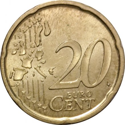 Испания 20 евроцентов 2003 год