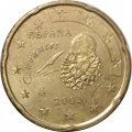 Испания 20 евроцентов 2003 год