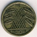 Веймарская республика 5 рейхспфеннигов 1935 год (E)