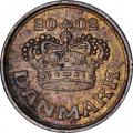 Дания 25 эре 2002 год