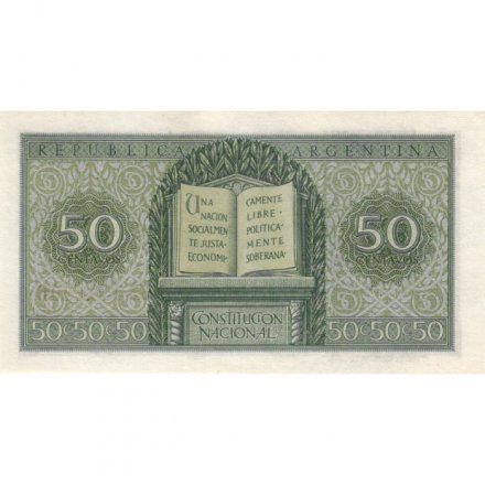 Аргентина 50 сентаво 1952 - 1956 год - UNC
