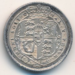 Великобритания 6 пенсов 1816 год