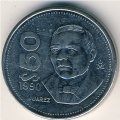 Мексика 50 песо 1990 год