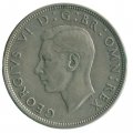 Великобритания 1/2 кроны 1944 год
