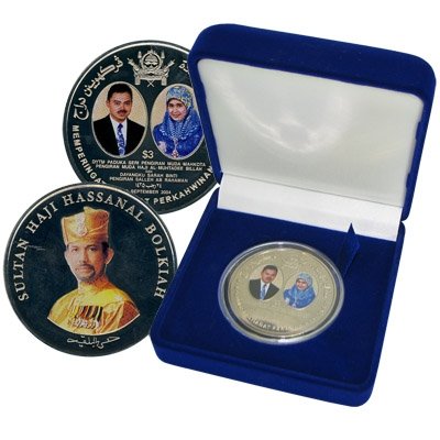 Бруней 3 доллара 2004 год