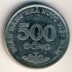 Монета Вьетнам 500 донг 2003 год