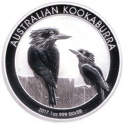 Австралия 1 доллар 2017 год - Кукабарра