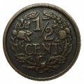 Нидерланды 1/2 цента 1917 год