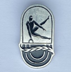 Значок. Спорт. Виды спорта. Гимнастика