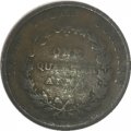 Британская Индия 1/4 анны 1835 год F -