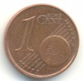 Нидерланды 1 евроцент 2004 год