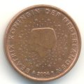 Нидерланды 1 евроцент 2004 год