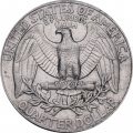США 25 центов (1/4 доллара) 1998 год - Джордж Вашингтон (D)