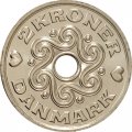 Дания 2 кроны 2014 год UNC