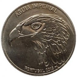 Португалия 5 евро 2018 год - Имперский орёл