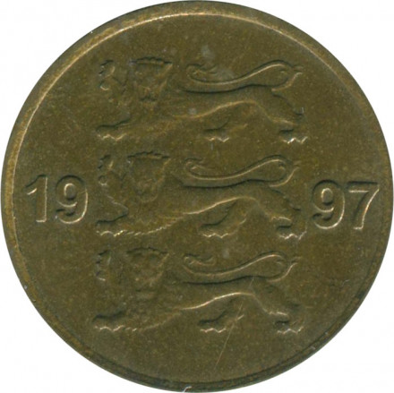 Эстония 10 сентов 1997 год