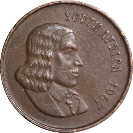 ЮАР 2 цента 1967 год (SOUTH AFRICA)