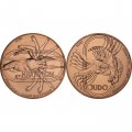 Набор из 2 монет Франция 1/4 евро 2021 - XXXIII Летние Олимпийские игры, Париж 2024