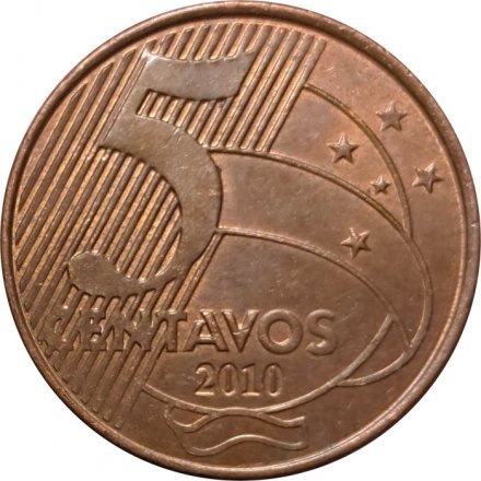 Бразилия 5 сентаво 2010 год - Тирадентис