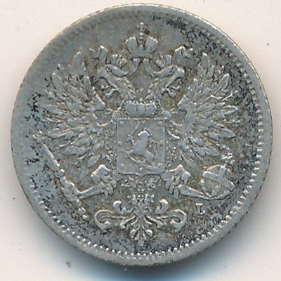 Финляндия 25 пенни 1907 год