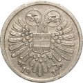 Жетон Австрия 1 шиллинг 1937 год