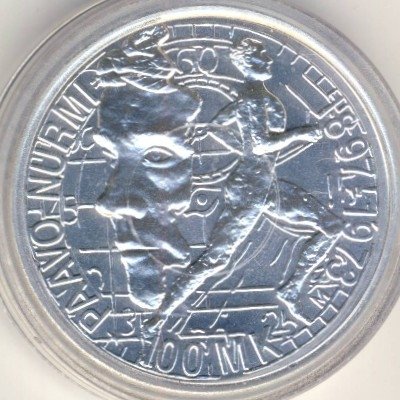 Финляндия 100 марок 1997 год - 100 лет со дня рождения Пааво Нурми