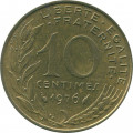 Франция 10 сантимов 1976 год - Марианна
