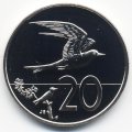 Острова Кука 20 центов 1975 год - Крачка