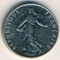 Франция 1/2 франка 1995 год