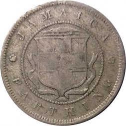 Ямайка 1 фартинг 1888 год