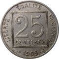 Франция 25 сантимов 1903 год