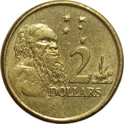 Австралия 2 доллара 2013 год - Абориген