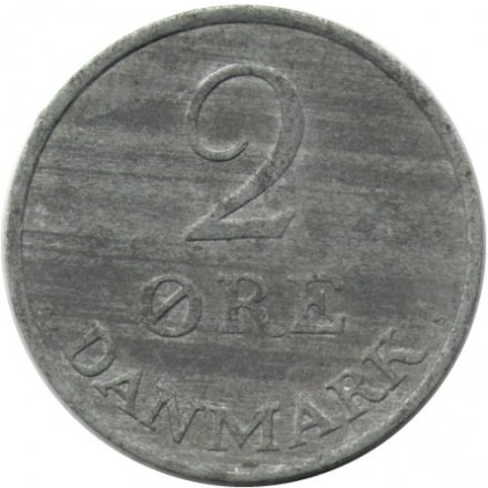 Дания 2 эре 1964 год - Король Фредерик IX (цинк)