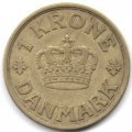 Дания 1 крона 1926 год - Король Кристиан X