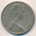 Австралия 20 центов 1974 год